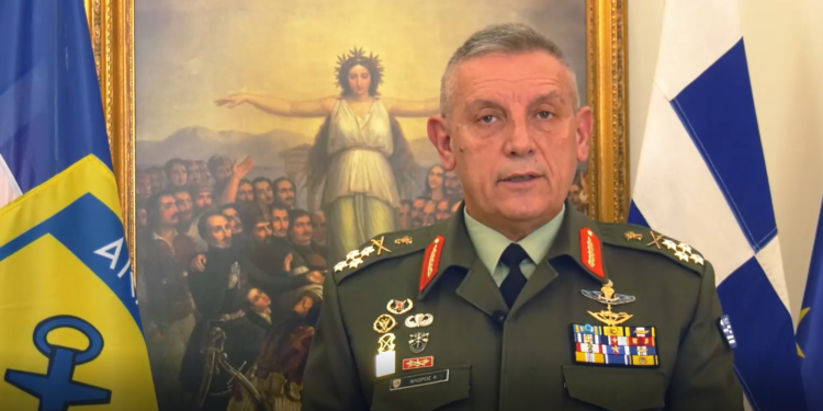 Aρχηγός ΓΕΕΘΑ για 25η Μαρτίου: Τιμή και δόξα σε όλους εκείνους τους επώνυμους κι ανώνυμους αγωνιστές