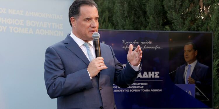 Τελευταία κεντρική προεκλογική ομιλία του Άδωνι Γεωργιάδη στο Μαρούσι