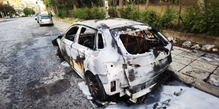 Ζωγράφου: Επεισόδια από κουκουλοφόρους – Κάηκαν δύο αυτοκίνητα