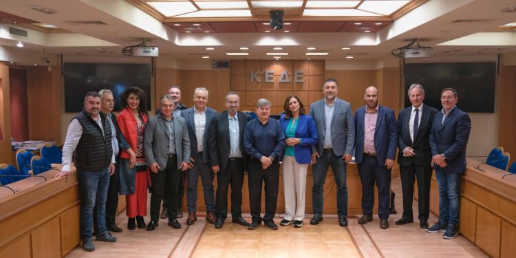 Συνέντευξη Τύπου του συνεδρίου «Πράσινη Μετάβαση & Κυκλική Οικονομία στην Τοπική Αυτοδιοίκηση» της Πανελλήνιας Ένωσης Γενικών Γραμματέων Τοπικής Αυτοδιοίκησης «Κλεισθένης»