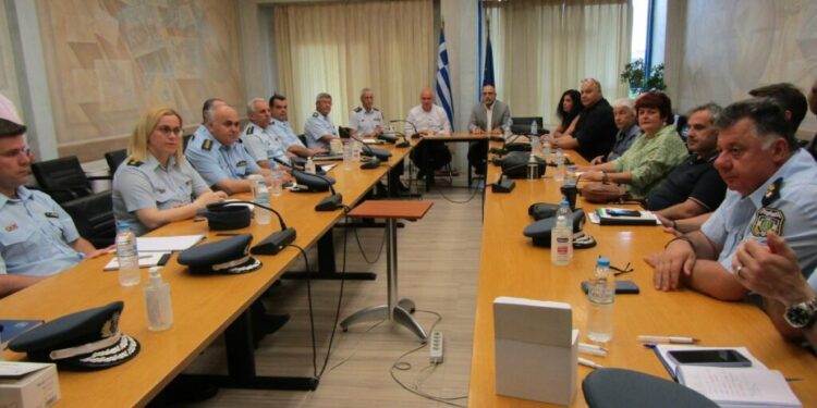 Ευρεία σύσκεψη στην έδρα της Περιφέρειας ΑΜΘ με τη συμμετοχή της Ελληνικής Αστυνομίας και της Εγνατίας Οδού ΑΕ