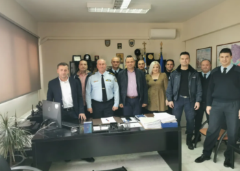 Συνάντηση αντιπροσωπείας Αξιωματικών Αστυνομικών ΑΜΘ με το νέο Διευθυντή Ξάνθης