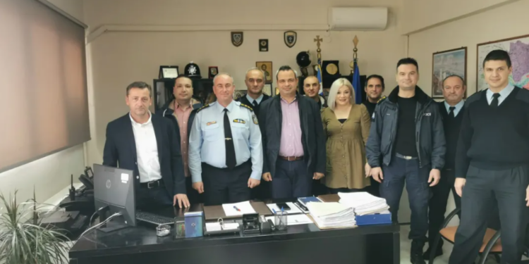 Συνάντηση αντιπροσωπείας Αξιωματικών Αστυνομικών ΑΜΘ με το νέο Διευθυντή Ξάνθης