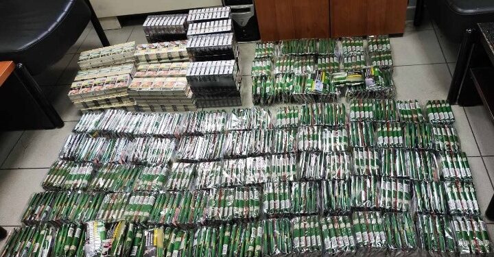 Κατασχέθηκαν 440 πακέτα τσιγάρων και 500 συσκευασίες καπνού στον Προμαχώνα