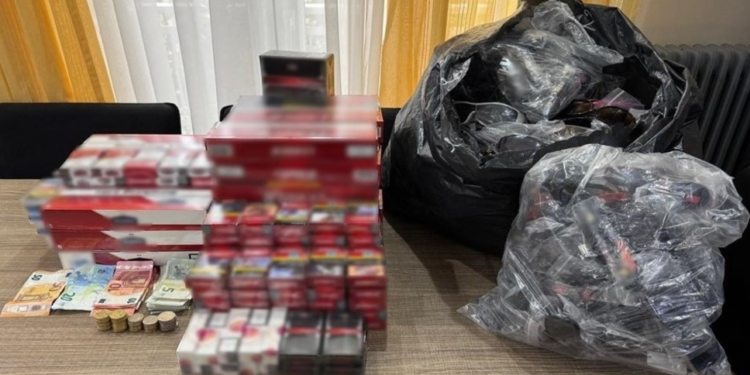 Αλεξανδρούπολη: Κατασχέθηκαν λαθραία τσιγάρα και γυαλιά ηλίου σε οικία μετά από έρευνα