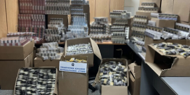 Εξάρθρωση εγκληματικής οργάνωσης που δραστηριοποιούταν στη διακίνηση λαθραίων καπνικών προϊόντων