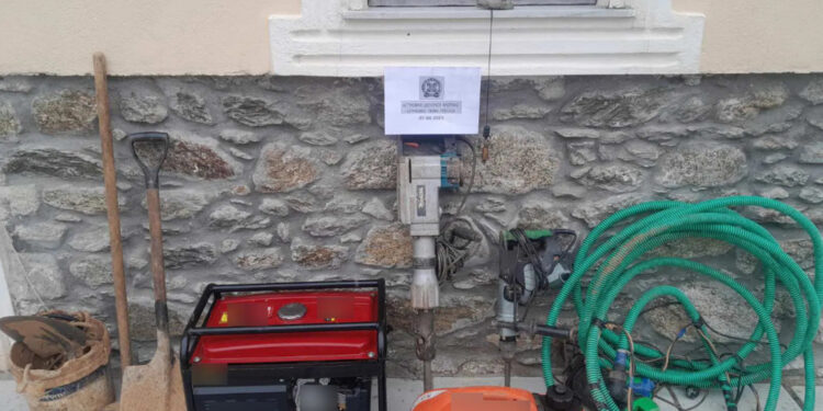 Φλώρινα: Συνελήφθησαν επ΄ αυτοφώρω 2 άτομα για παράνομη ανασκαφή