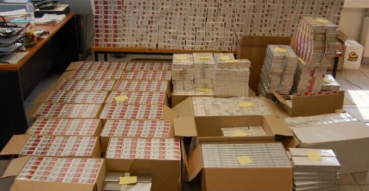 Θεσσαλονίκη: Κατασχέθηκαν πάνω από 80.000 τεμάχια λαθραίων τσιγάρων