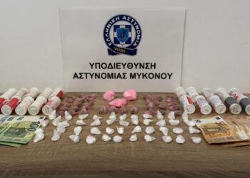 «Βροχή» συλλήψεων στη Μύκονο για ναρκωτικά – Κοκαΐνη, MDMA και τροχόσπιτο-εργαστήριο